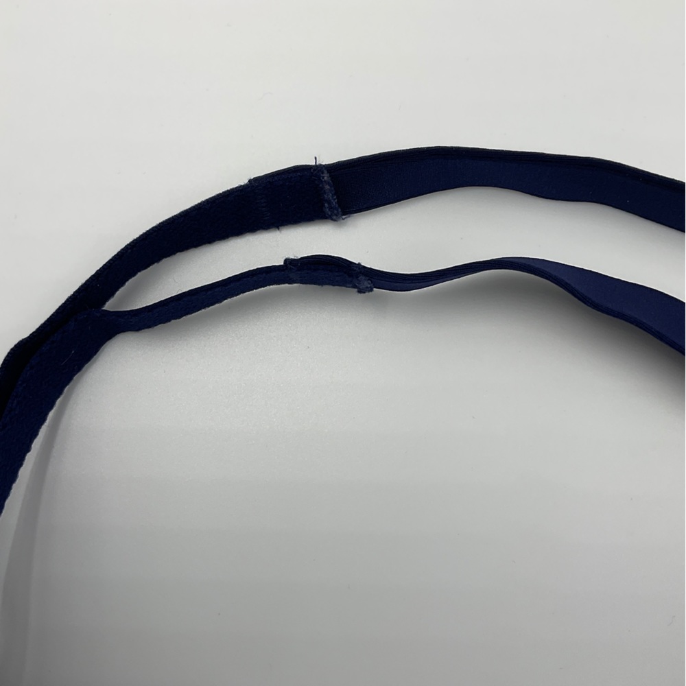 Soma EUC Enticing Lift Full Coverage Navy Lace Bra Nude Background 34D - Picture 15 of 16